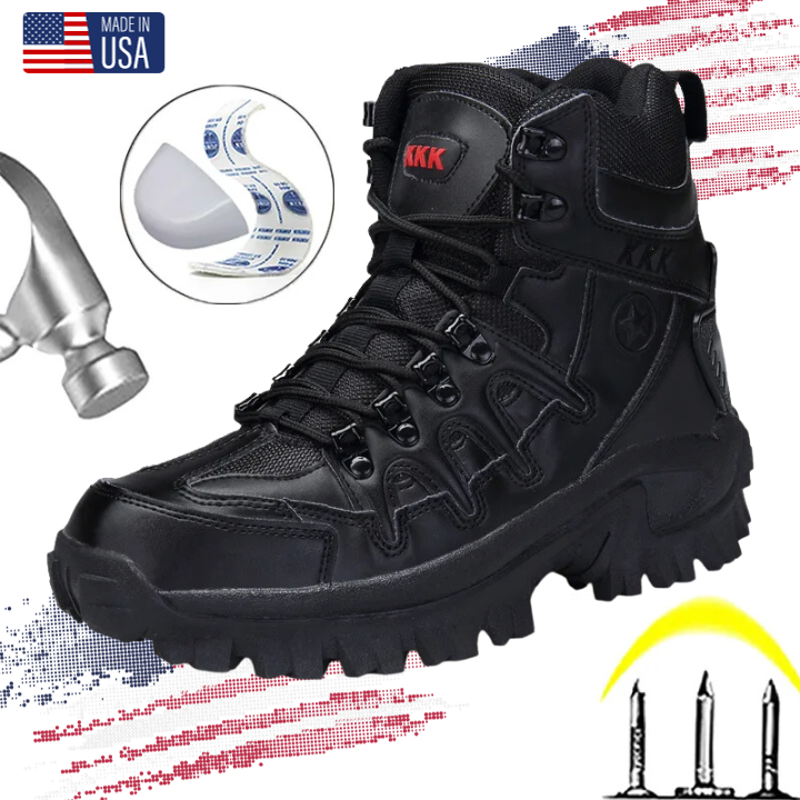 Men Outdoor Waterproof Non-Slip Hiking Boots Combat Boots