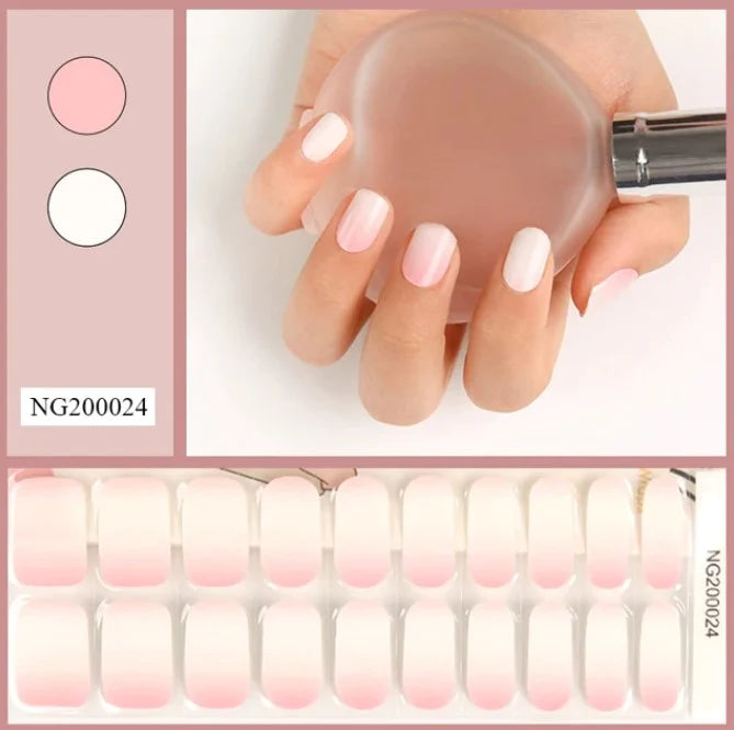 Semi Cured Gel Nail Stickers