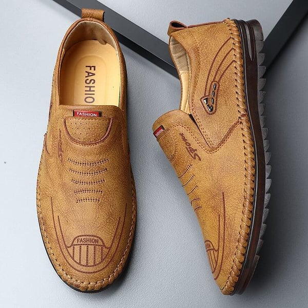 Men's Casual Fashionable Soft-sole Leather Shoes