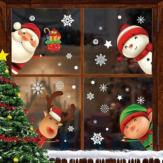 Christmas Window Clings