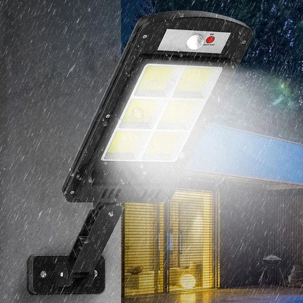 Solar powered LED lamp