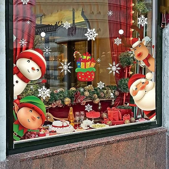 Christmas Window Clings