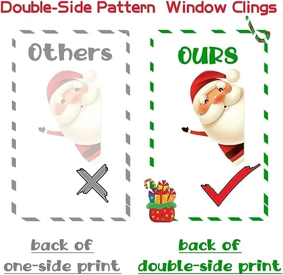 Christmas Window Clings