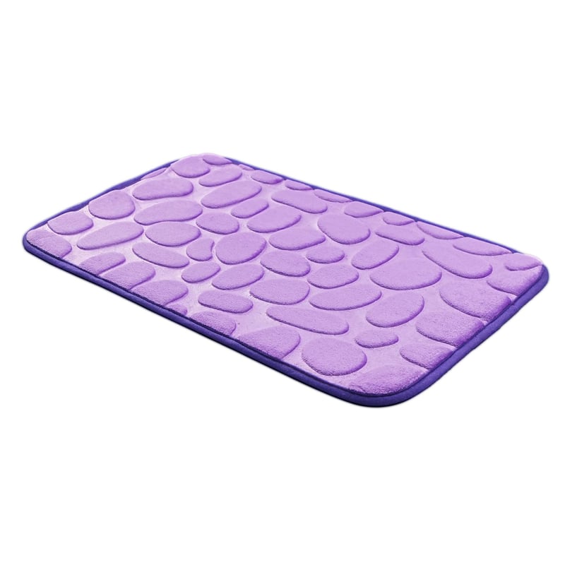 Cobblestone Embossed Bathroom Bath Mat