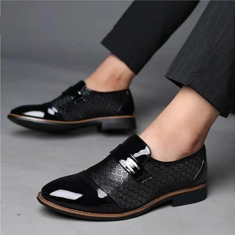 Men's Italian Handmade Fashionable Leather Shoes