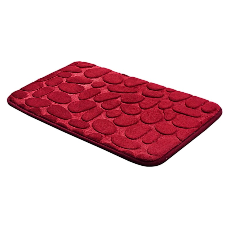 Cobblestone Embossed Bathroom Bath Mat