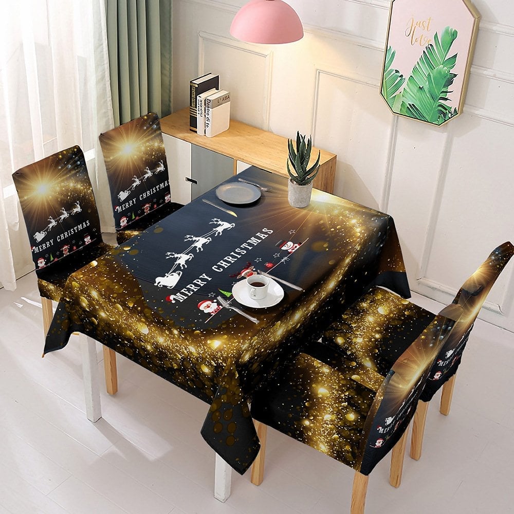 ⛄Early Christmas Sale - 49% OFF🎄Christmas Tablecloth Chair Cover Decoration