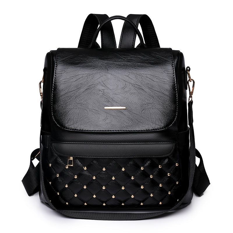 Soft Leather Backpack For Women