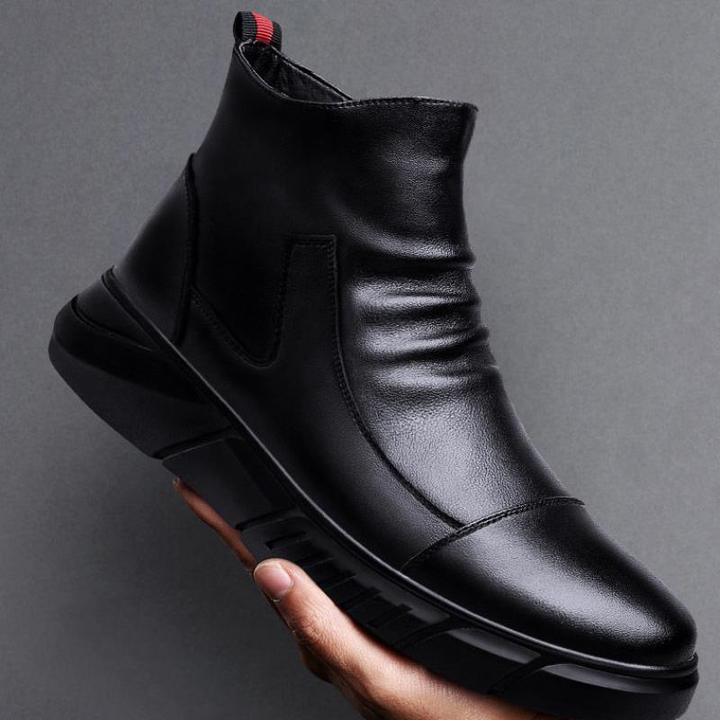 Men's British Style Leather Boots