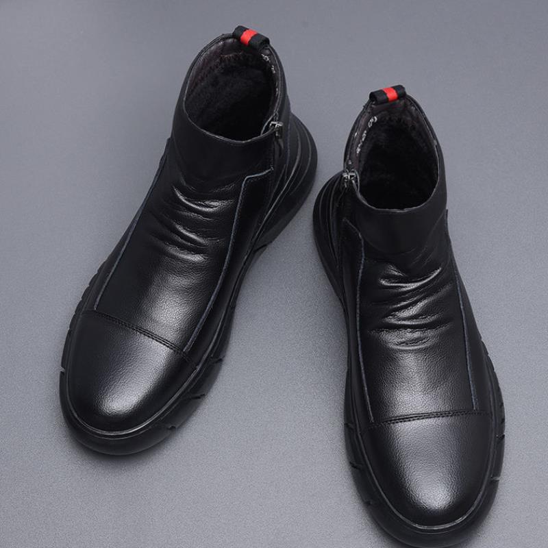 Men's British Style Leather Boots