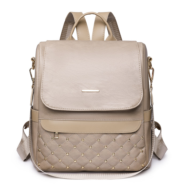 Soft Leather Backpack For Women