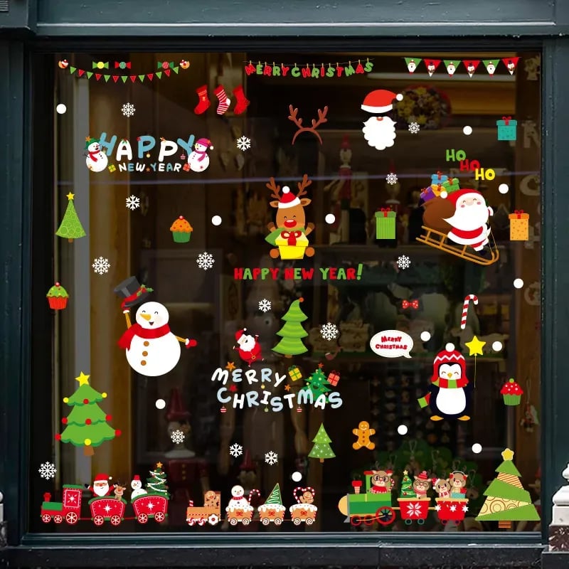 Christmas Window Clings