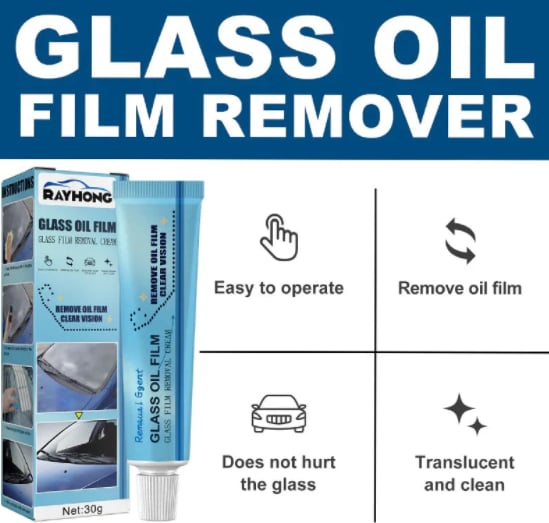 Car Glass Oil Film Cleaner ( BUY 2 GET 1 FREE )