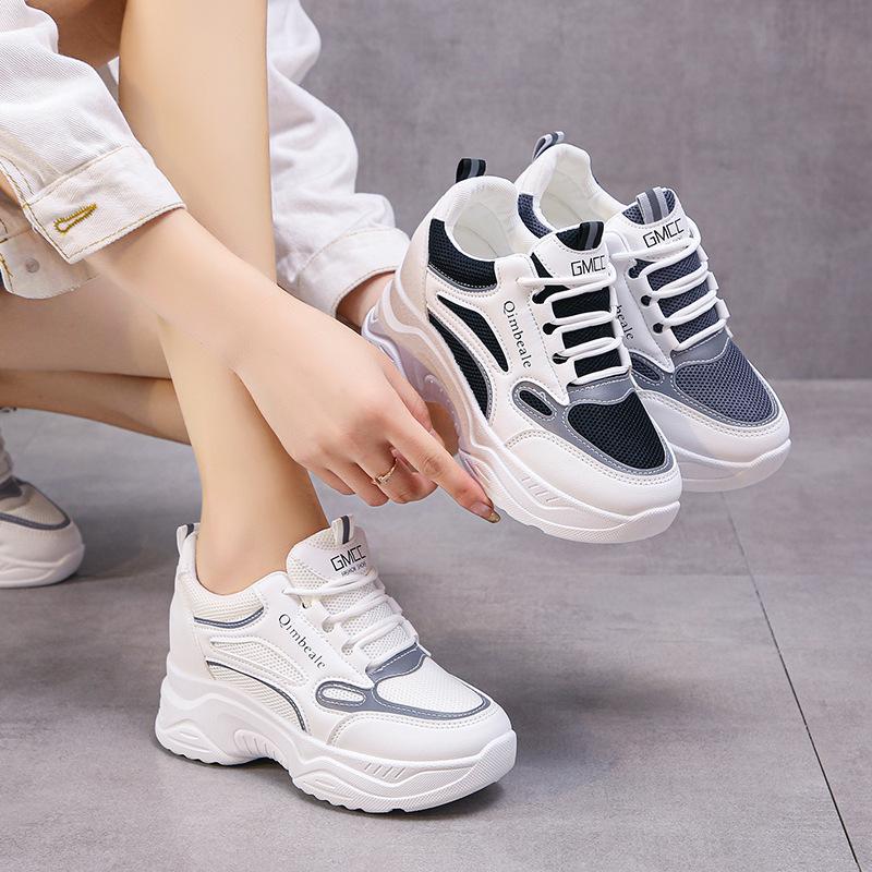 Thick-soled Heightened Sneakers For Women