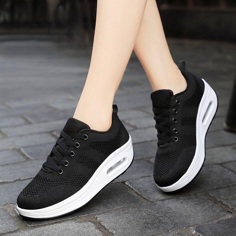 Slip-on light air flying woven mesh orthopedic Sneakers