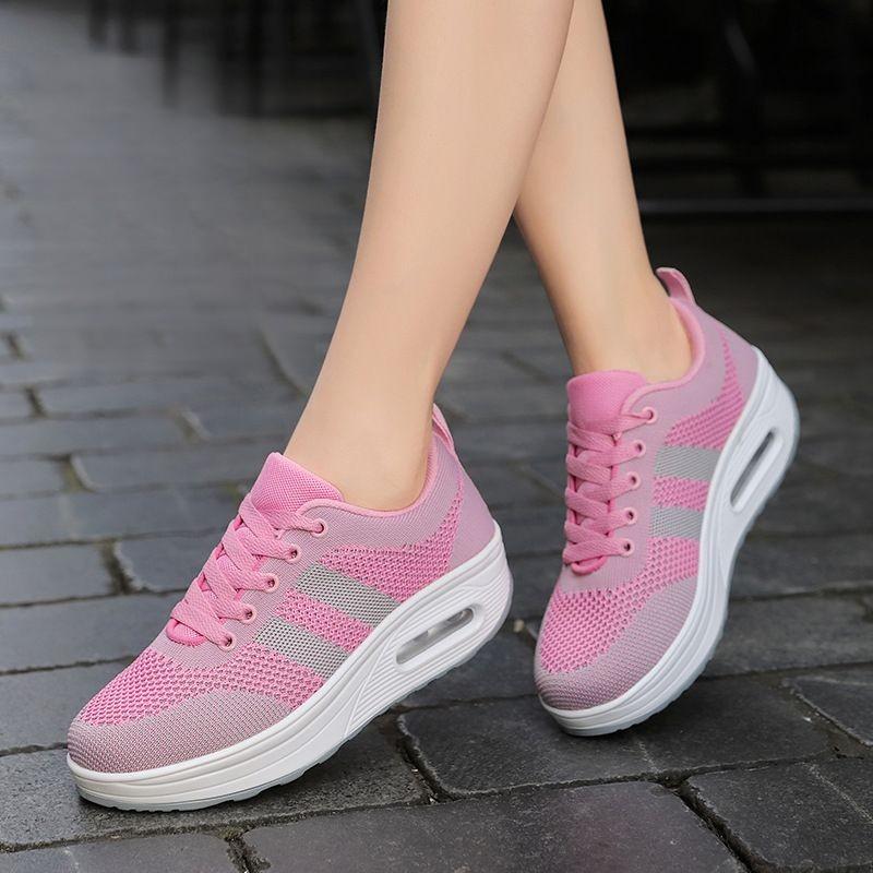 Slip-on light air flying woven mesh orthopedic Sneakers