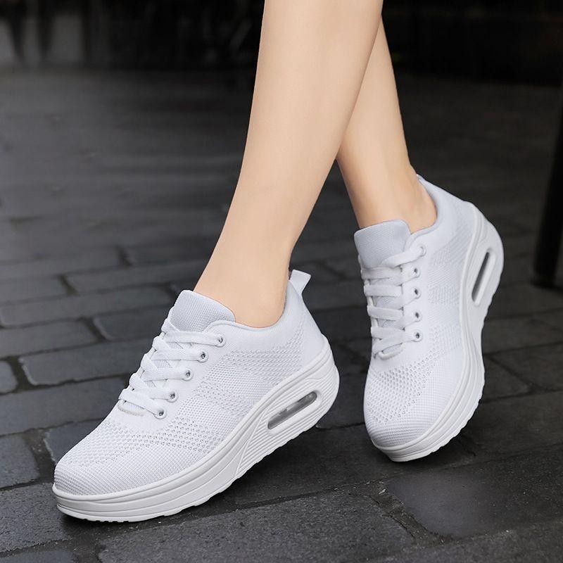 Slip-on light air flying woven mesh orthopedic Sneakers