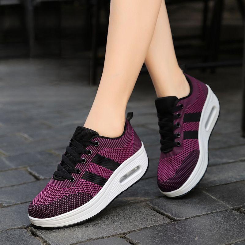 Slip-on light air flying woven mesh orthopedic Sneakers