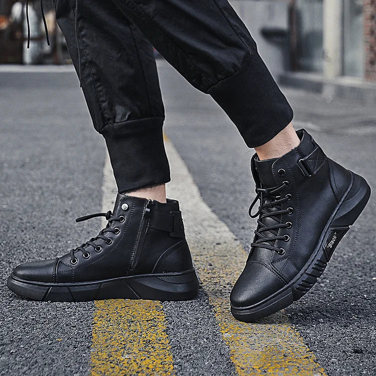 Casual Black Boots