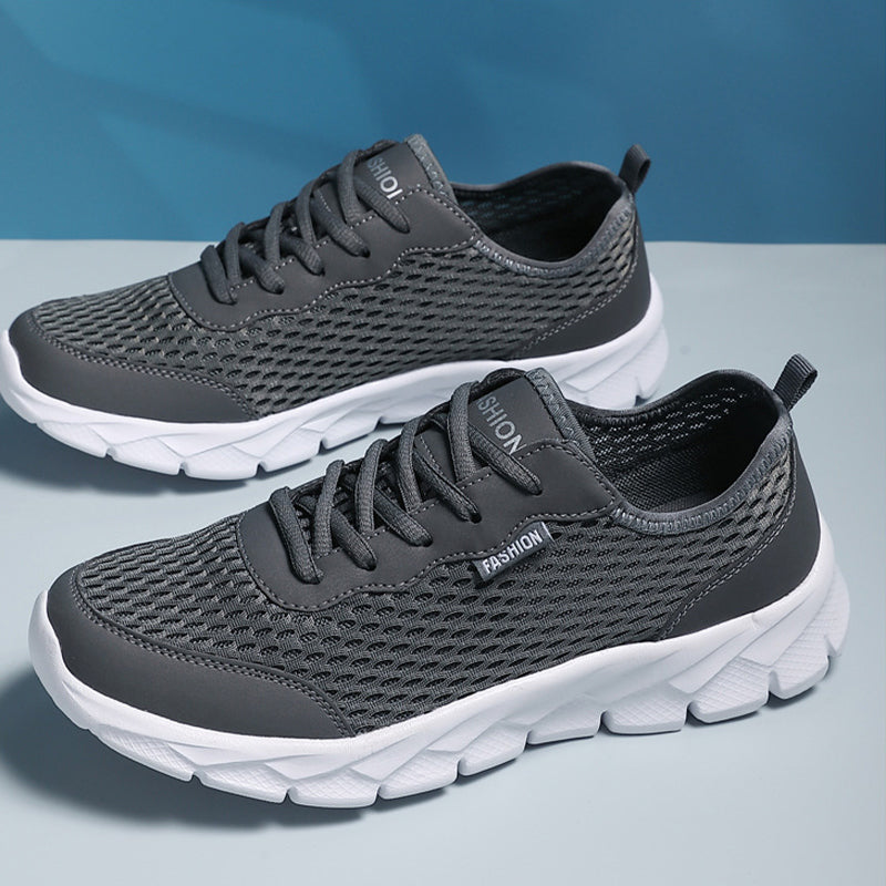 Men’s lightweight breathable double-layer mesh casual sports shoes