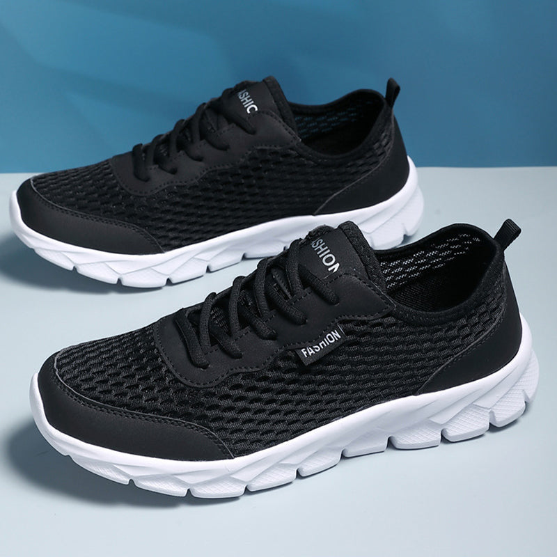 Men’s lightweight breathable double-layer mesh casual sports shoes