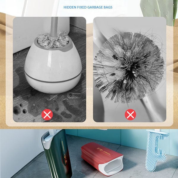 No Dead Corner Cactus Toilet Brush