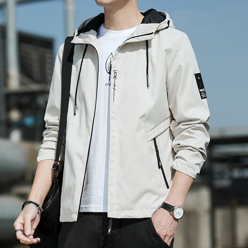 Casual Korean-style Hooded Youth Jacket