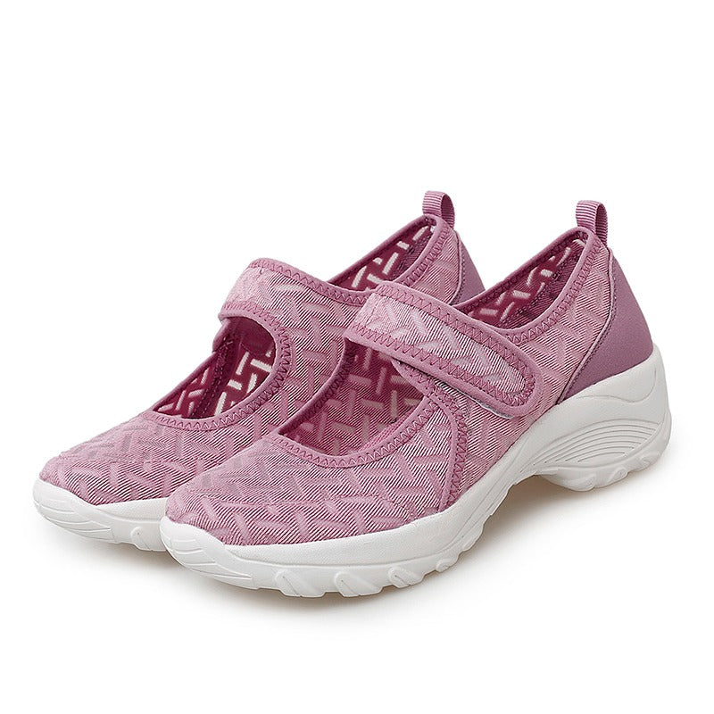 Women's Stylish Fashion Summer Breathable Non-Slip Elastic Light Leisure Shoes