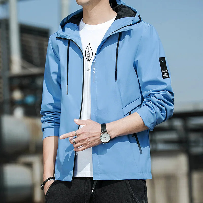 Casual Korean-style Hooded Youth Jacket