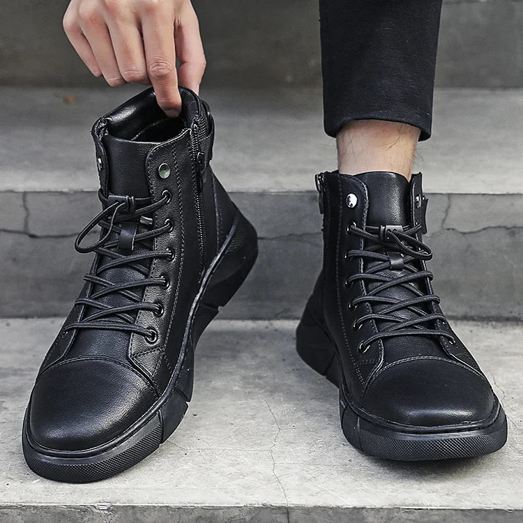 Casual Black Boots