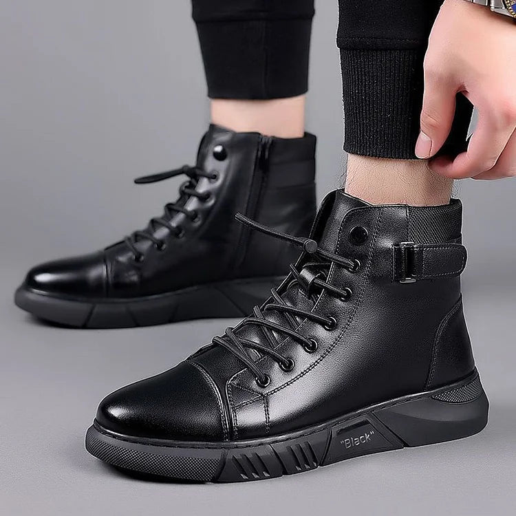 Casual Black Boots