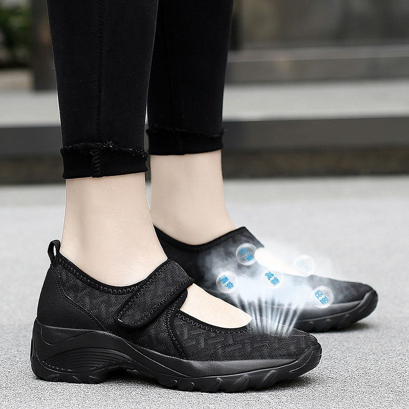 Women's Stylish Fashion Summer Breathable Non-Slip Elastic Light Leisure Shoes