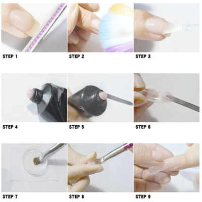 Revolutionary nail extension kit