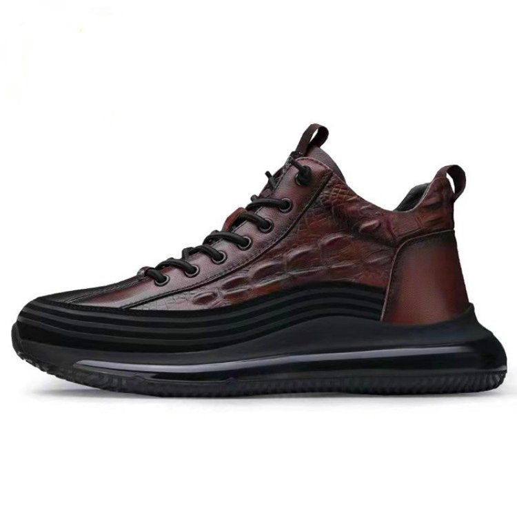 Men's Casual Cowhide Air Cushion Shoes