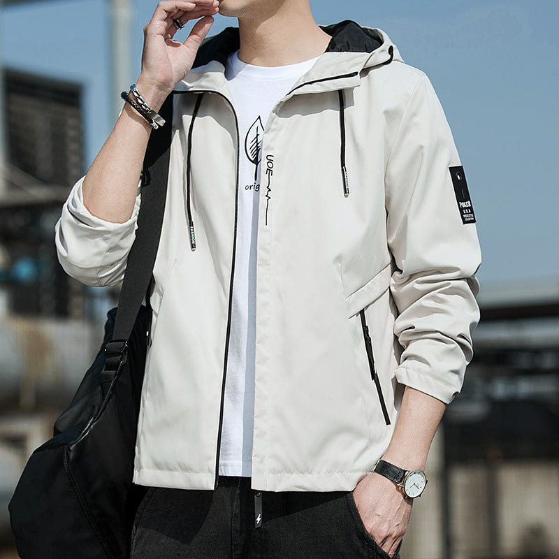 Casual Korean-style Hooded Youth Jacket