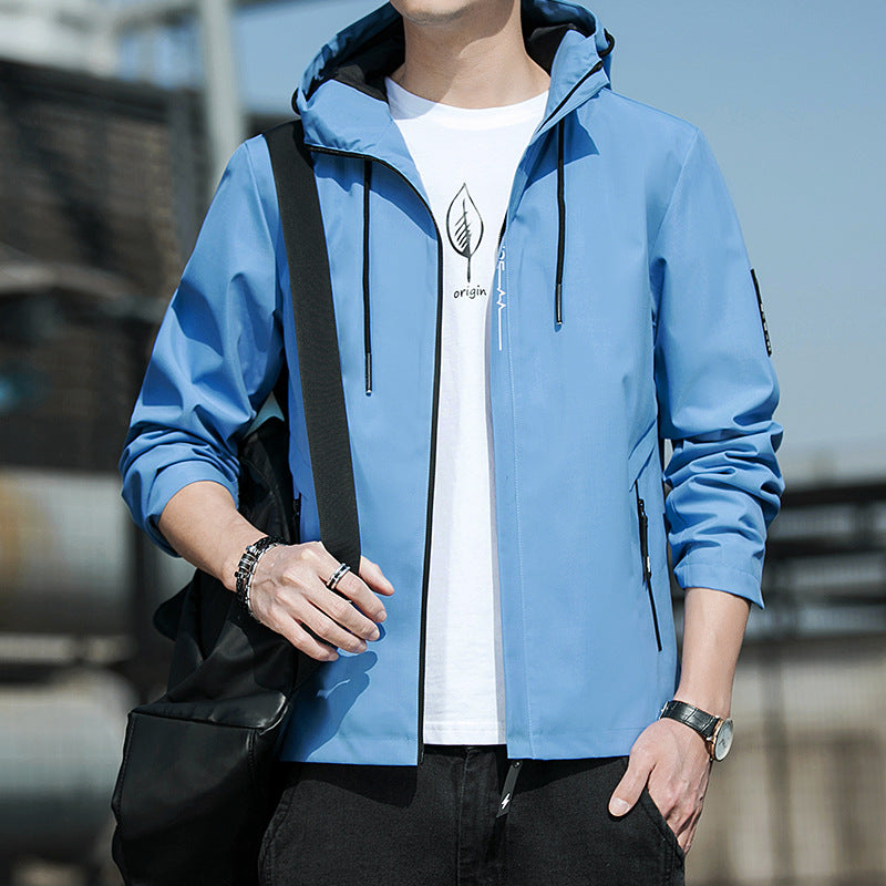 Casual Korean-style Hooded Youth Jacket