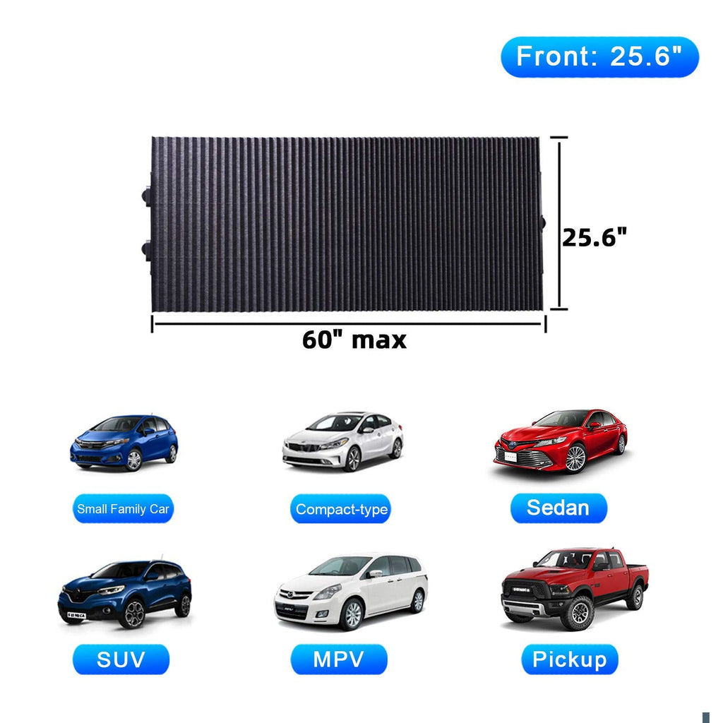 Car UV Protection Retractable Cuttable Curtain