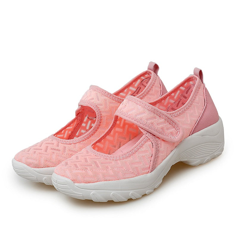 Women's Stylish Fashion Summer Breathable Non-Slip Elastic Light Leisure Shoes