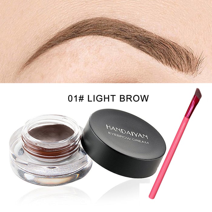 Glowfie Eyebrow Brush & Eyebrow Cream