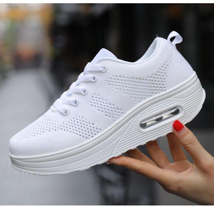 Slip-on light air flying woven mesh orthopedic Sneakers