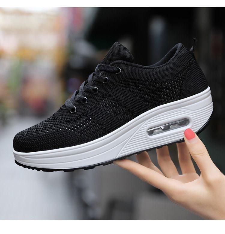 Slip-on light air flying woven mesh orthopedic Sneakers